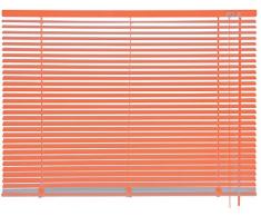 mydeco® 90 x 175 cm Aluminium Jalousie Orange; inkl. Bedienstab, Deckenträger + Befestigungsmaterial Innenjalousie Sonnen- und Sichtschutz; fein regulierbar
