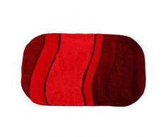 Kleine Wolke 5476451360 Badteppich Siesta, 60 x 100 cm, weinrot