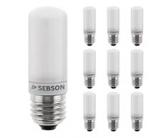 SEBSON® 10er Pack E27 LED 4W Lampe - vgl. 40W Glühlampe - 400 Lumen - E27 LED Warm Weiß - LED Leuchtmittel 160°