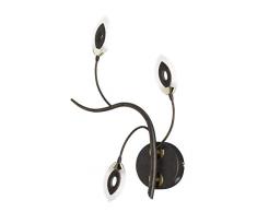 WOFI Wandleuchte, Acryl, Integriert, 6.48 W, Rostfarbig, 24.5 x 6.5 x 51 cm