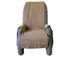 Comptoir du Linge Sesselüberwurf, 50 x 210 cm, Gämse