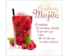 Pro-Art GLA1163D Wandbild Glas-Art Mojito, bunt