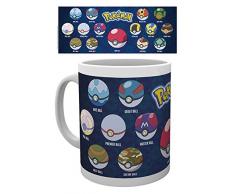 empireposter Pokemon - Pokémon - Ball Varieties - Keramik Tasse - Größe Ø8,5 H9,5cm