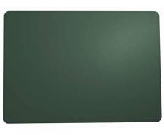 ASA Selection Tischset Glasuntersetzer Lederoptik Tischset eckig ca. 33 x 46 cm Kale (GrÃ¼n)
