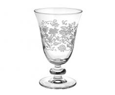 Pasabahce 44479 Provence Kelch Glas Wasser, 28 cl, Transparent/Weiß