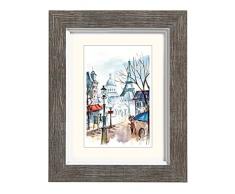 walther design Bilderrahmen, Grau, 13 x 18 cm