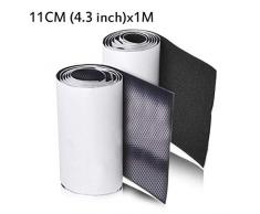 11 cm breit, 1 m lang, Premium Klettband mit Selbstklebendem Nylongewebe-Verschluss für Couch-Kissen, Gitarren-Pedal, Kabelmanagement und Handwerksprojekte