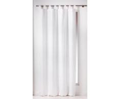 Douceur dIntérieur - 1600515, Vorhang Passanten, 140 X 260 cm, Essentiel, Polyester Unifarben, Weiss