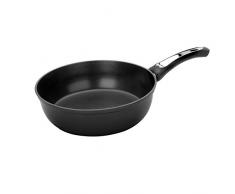 Ibili Bratpfanne mit Antihaftbeschichtung,aus Aluminiumguß, Serie Induplus, Induktion geeignet, 24 cm Durchmesser, Höhe 7cm