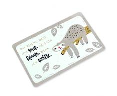 Happy Life 45182 Schneidebrett Faultier, Resopal, mehrfarbig, 14.3 x 23.3 x 0.2 cm