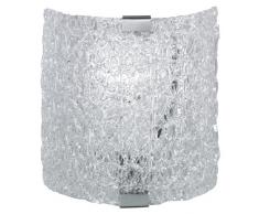 Trio 207800100 Wandleuchte, 1xE14, max.40W, 20x20cm, Halterungen Nickel m., Acryl klar