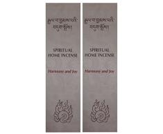 Trimontium RS2141505-2 Tibetische Räucherstäbchen Duopack-2 x 20 g-Seelisches Zuhause Spiritual Home-Harmonie und Freude, Braun, 16 x 4.5 x 1.8, 4