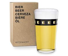 RITZENHOFF Next Beer Bierglas von Sonia Pedrazzini, aus Kristallglas, 330 ml