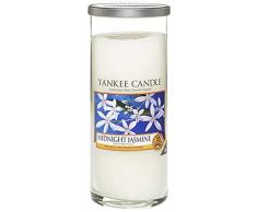 Yankee Candle Stumpenkerze Kerze im Glas, mit Midnight Jasmine, weiÃ, L