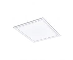 EGLO LED Deckenleuchte Salobrena 1, 1 flammige Deckenlampe, Material: Aluminium, Kunststoff, Farbe: Weiß, L: 30 x 30 cm, neutralweiß