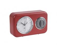 Present Time Nostalgia Tischuhr, Kunststoff, PT groep BV, de_Home, PTGRS, one Size