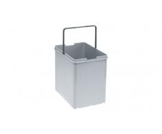 Franke 133,0016,358 Behälter 18 Liter Mülleimer grau Maße 310 x 220 x 290 mm