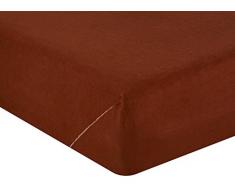 Biberna Fein Biber Spannbettlaken 100/200 braun