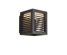 Lucide SLITS - Wandleuchte Außen - LED - 1x10W 2700K - IP54 - Anthrazit