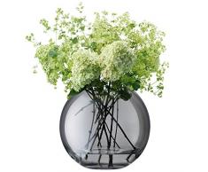 LSA International Polka Vase 24Â cm grau