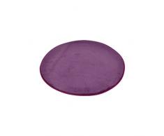 Douceur d Interieur Vitamin Badteppiche Polyester, Polyester, dunkelviolett, d60cm