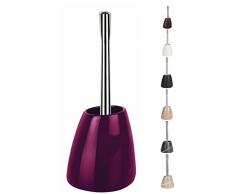 Spirella Etna WC Bürste Toilettenbürste in Steinoptik aus Polyresin 17x13x19cm Rot