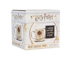 Paladone Marauders Map Harry Potter Thermobecher Sensitiv Getränke, Farbe und Design ändert Sich bei heißem Betrieb, magischer Farbwechsel, Approx. 300 ml