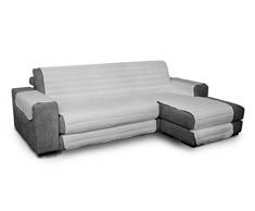 Elegant CDDX 190 Couchüberzüge, hell grau 190cm + chaiselongue