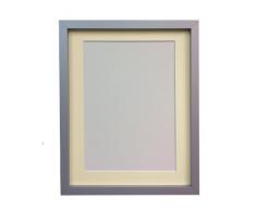 FRAMES BY POST Rio Bilderrahmen, Silber, 10 x 8 Image Size 8 x 6 Inches