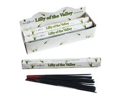Stamford Lily of The Valley Räucherstäbchen, Duft Maiglöckchen, 20 Stück pro Pack, 6 Pack