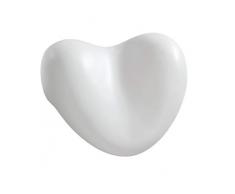 WENKO 18936100 Kopf- und Nackenkissen Tropic White, Polyurethan, 25 x 11 x 20.5 cm, Weiß