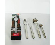 Alessi 4180S4 Besteckset 4-teilig, Stainless Steel, Edelstahl