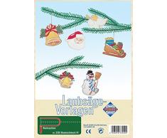 Laubsägevorlage aus Sperrholz Motiv Baumschmuck III