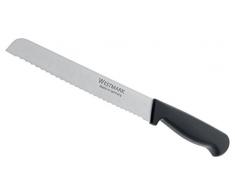 Westmark Brotmesser, Wellenschliff, Gesamtlänge: 30,3 cm, Rostfreier Edelstahl/Kunststoff, Domesticus, Silber/Schwarz, 13552270