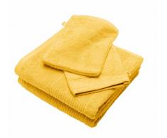 Fleuresse Frottier set 2 x Handtuch, gelb, 50 x 100 cm