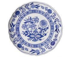 Hutschenreuther 02001-720002-10019 Zwiebelmuster Frühstücksteller, 19 cm mit Fahne, blau