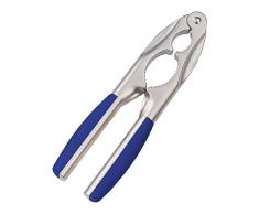 FACKELMANN Nussknacker mit Rutschfester Griff, Metall, Mehrfarbig