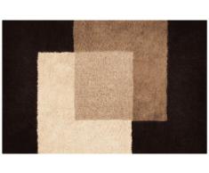 Spirella Badteppich Crossover Hochflor flauschig 70x120 cm â Braun