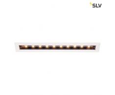 SLV MILANDO DL, LED Indoor Deckeneinbauleuchte, schwarz/weiß, 3000K, 1700lm Leuchte Metall 0 W