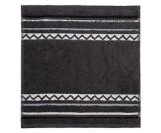 frottana Country Seiftuch 30 x 30 cm aus 100% Baumwolle, graphite