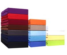 NatureMark Sonderposten!! Mikrofaser SPANNBETTLAKEN zum Sparpreis! viele Größen und Farben Markenware (120x200 cm, anthrazit grau)