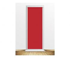 Soleil docre Scheibengardinen 70x200 cm Panama rot