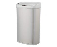AmazonBasics – Automatischer Mülleimer aus Edelstahl, rechteckig, 50 l