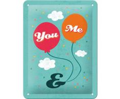 Nostalgic-Art 26156 Word Up - You & Me, Blechschild 15x20 cm