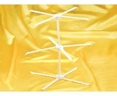 Weiß Kunststoff Teig Schaber 13676 Trockner stehen für Zucker Blume 12 x 16 x 5 cm