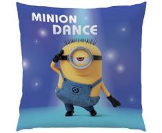MINIONS Kissen, Polyester, Blau, 40 x 40 cm