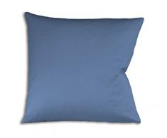 Fleuresse Colours Kissenbezug, Mako Satin, blau, 40 x 80 cm