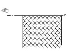 System 24LED Net 2 x 2 m, 140L Start mit Trafo 9,6 VA outdoor, Vierfarb Karton, warm white 492-21