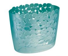 InterDesign 72661EU Pebblz Abfalleimer, blau