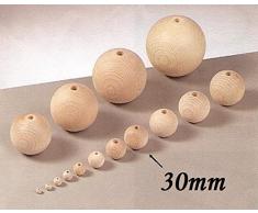 efco 6 30 mm unbehandeltem Holz mit Kugeln 6 mm Durchmesser Loch, braun